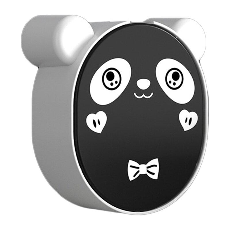 Szybkoschnąca półka do przechowywania mydła Naścienny uchwyt na mydło Panda rysunkowa Odrzucana pokrywka Pudełko na mydło Łatwe