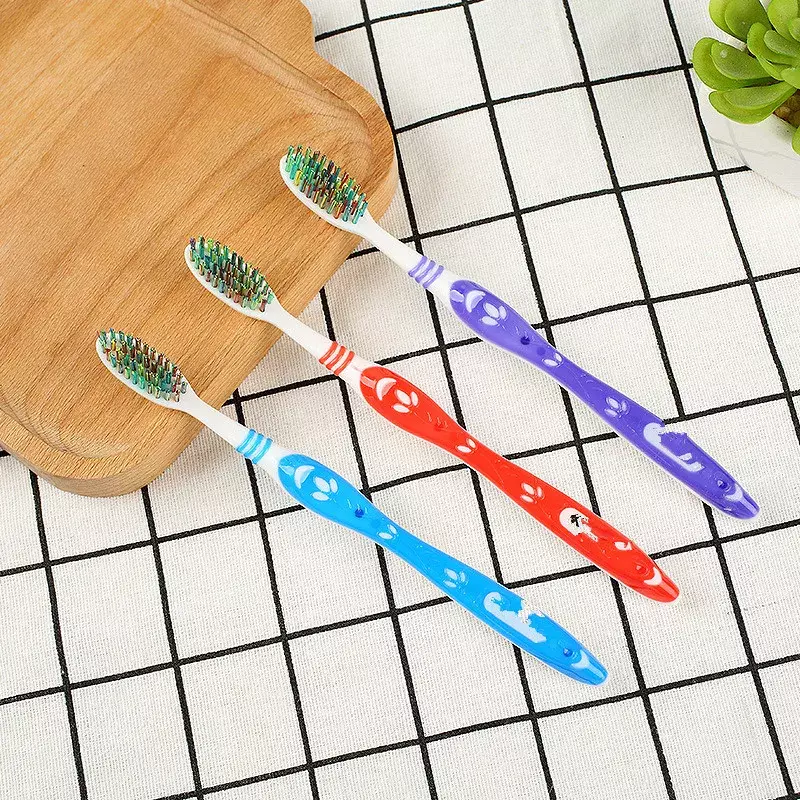 1PCS Toothbrush Whiten Tooth Super Hard Bristles Cross Remove Tongue Plaque Bacteria Smoke Coffee Stains Dental Care Tools
