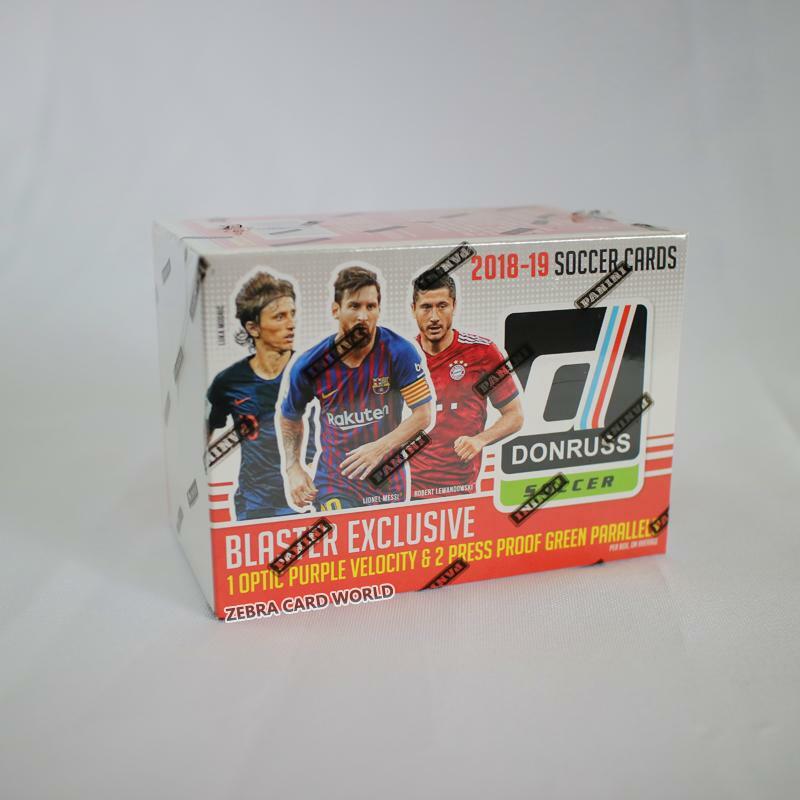 PANINI-DonRUSS Blaster Soccer Trading Card Box, Fans Game Toys, Coleção Estrela Oficial, Presente de Natal e Aniversário, 2018/19, Ásia, Presente Asiático