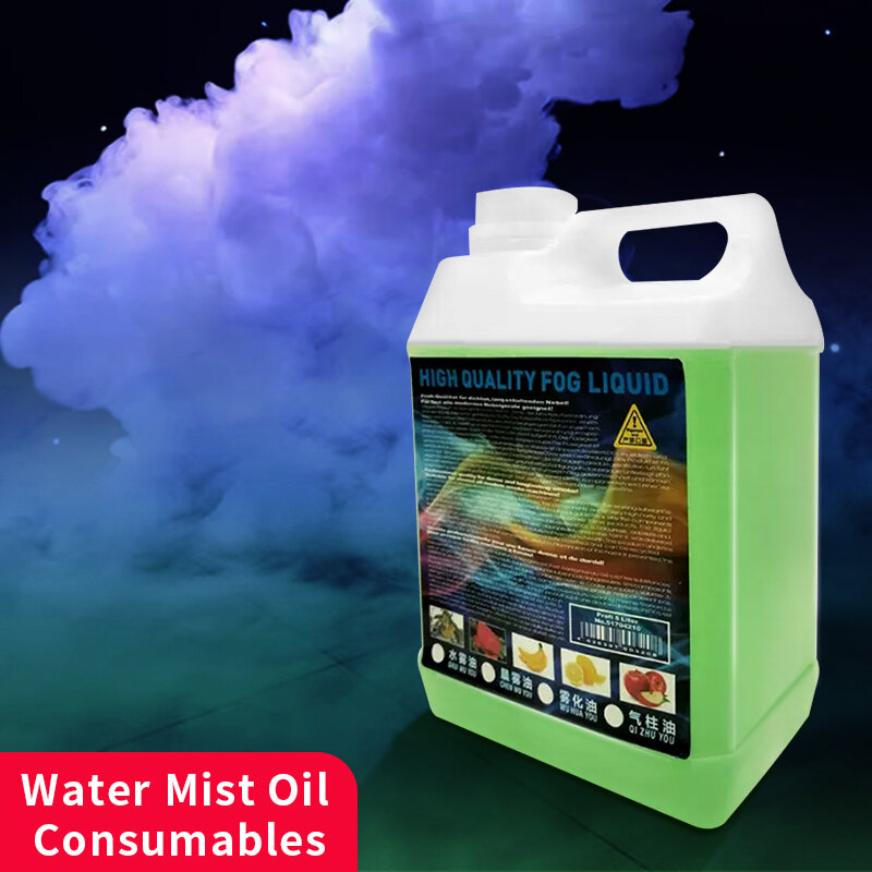 Etapa de aceite de niebla de agua, líquido/fluido, aceite de humo a base de agua, máquina de niebla baja para efectos de escenario, alta pureza, 2L