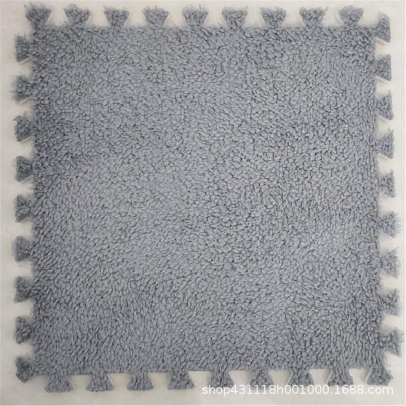 30x30 bricolage puzzle en peluche Shaggy tapis bébé enfants Puzzles tapis jeu tapis chaud tapis jeu carré