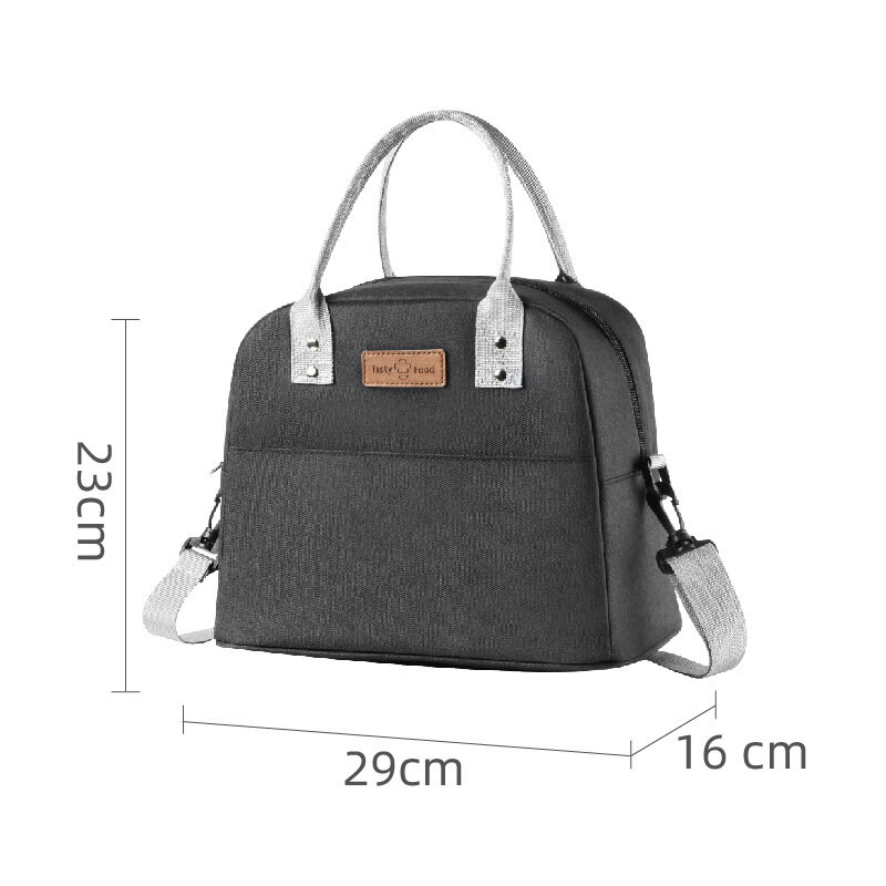 Fashion Thickened Portable Lunch Bag Outdoor Waterproof Insulated Cooler Bag Thermal Bento Lunch Bags for Food