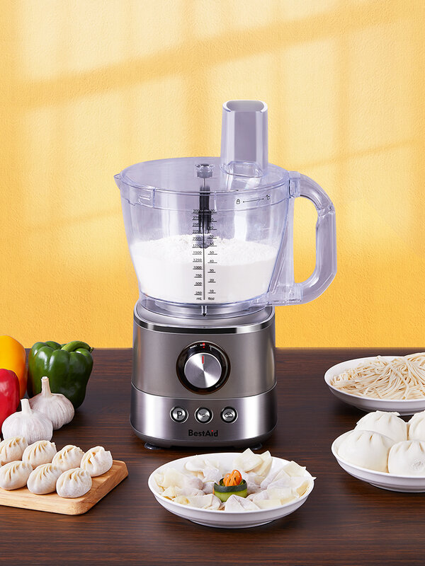 BestAid Food Processor, Dicer, Household and Commercial Shredder, Diced Electric Vegetable Cutter, Meat Grinder