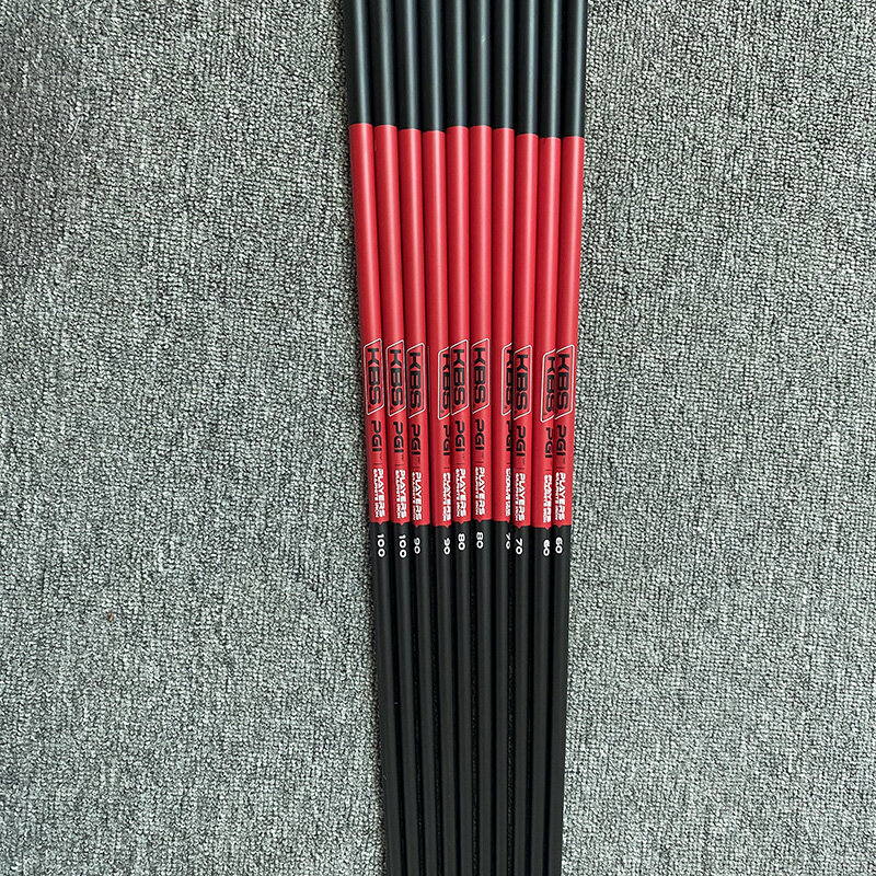 Eje de grafito de Golf KBS PGI 60 70 80 90 100, varilla de hierro de Golf, eje de grafito, 10 piezas, pedido por lotes