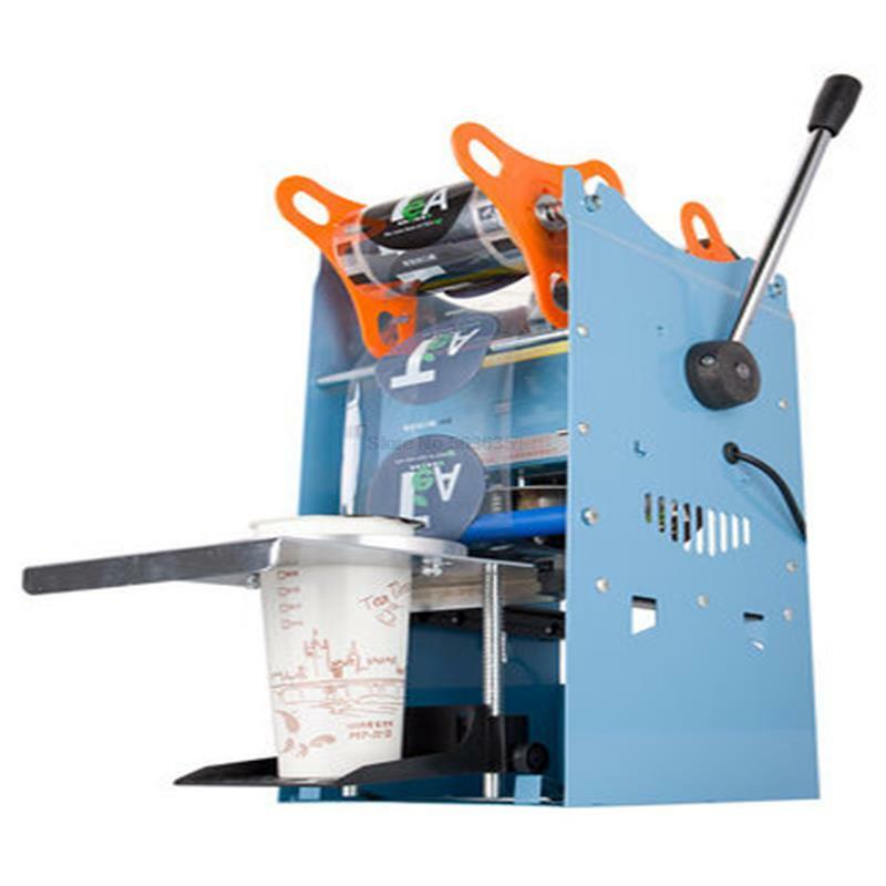 WY-802F Bubble Tea Machine Manual Cup Sealing Machine for 9.5cm Cup 220V/50hz Cup Sealer for Coffee/Bubble Tea Sealing Machine