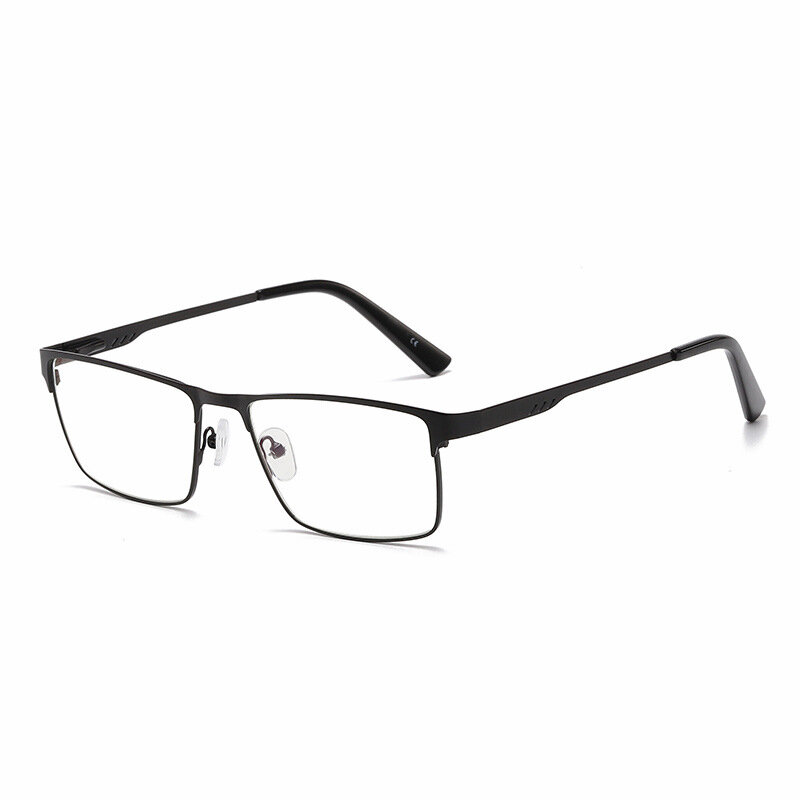 Afira-男性用スクエアメタルフレーム老眼鏡,老眼用,大型スクエアフレーム,1.25, 1.5, 1.75, 2.0, 2.25, 2.5, 2.75, 3.0, 3.5, 4.5, 5.0, 5.5、6.0