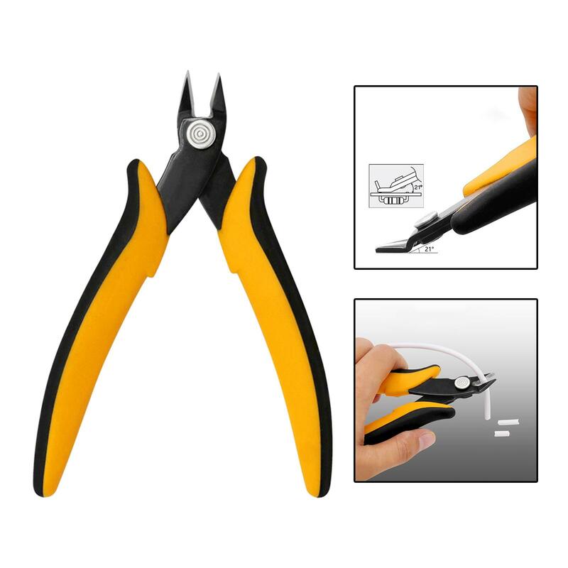 Side Cutter Wire Cutter Metal Cutting Tool Compact Wire Pliers Diagonal Cutting Pliers for Electronics Artificial Flowers