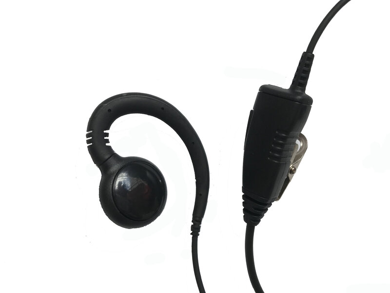 Gancio per l'orecchio a forma di G in linea auricolare microfono per Radio Motorola SL1M SL1K SL1600 SL300 SL7500 SL400 SL4000 SL7550 TLK100
