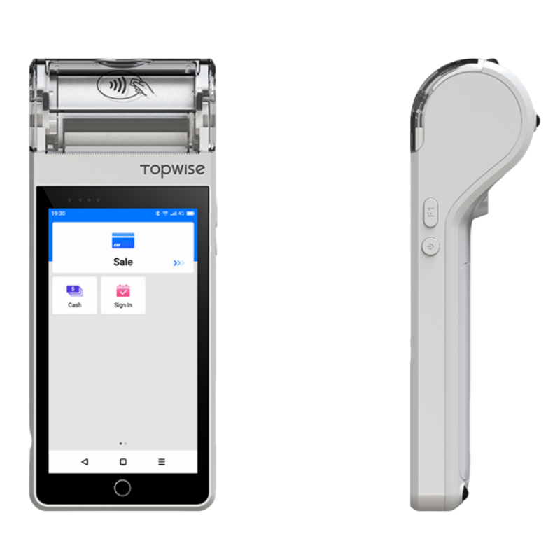 Terminal móvel android para restaurante, pedido de comida online, coletor de pagamento inteligente pda, 5.0 "touchscreen