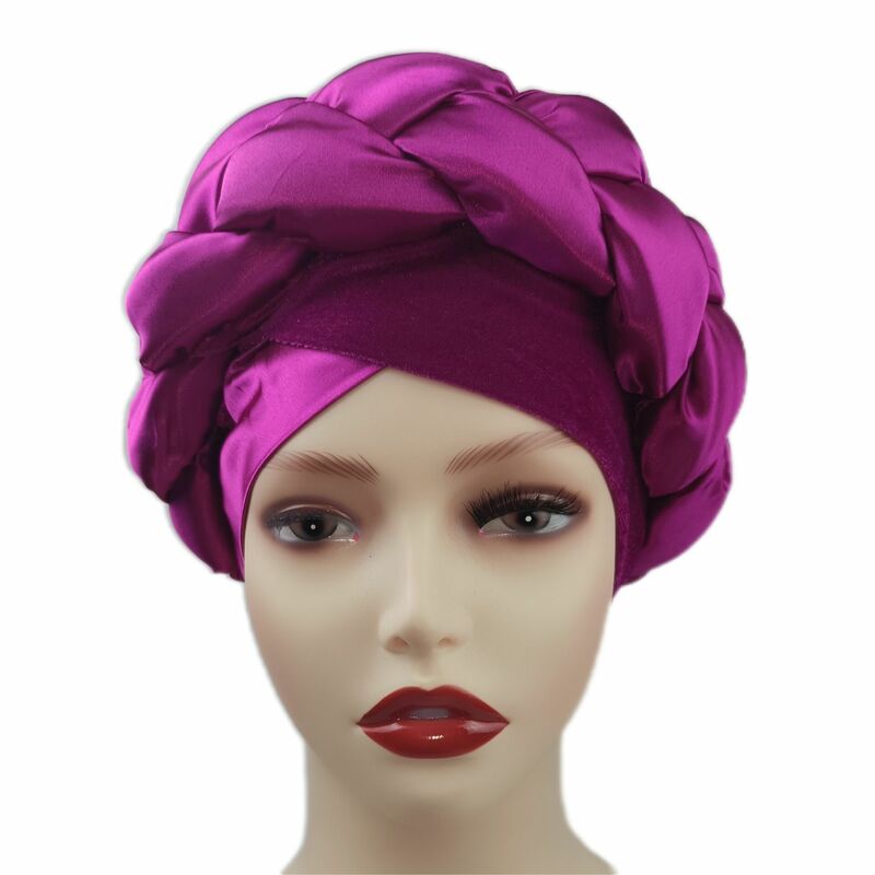 Африканский головной убор 2022 Summe модный стиль африканские женщины однотонный головной убор африканские головные уборы