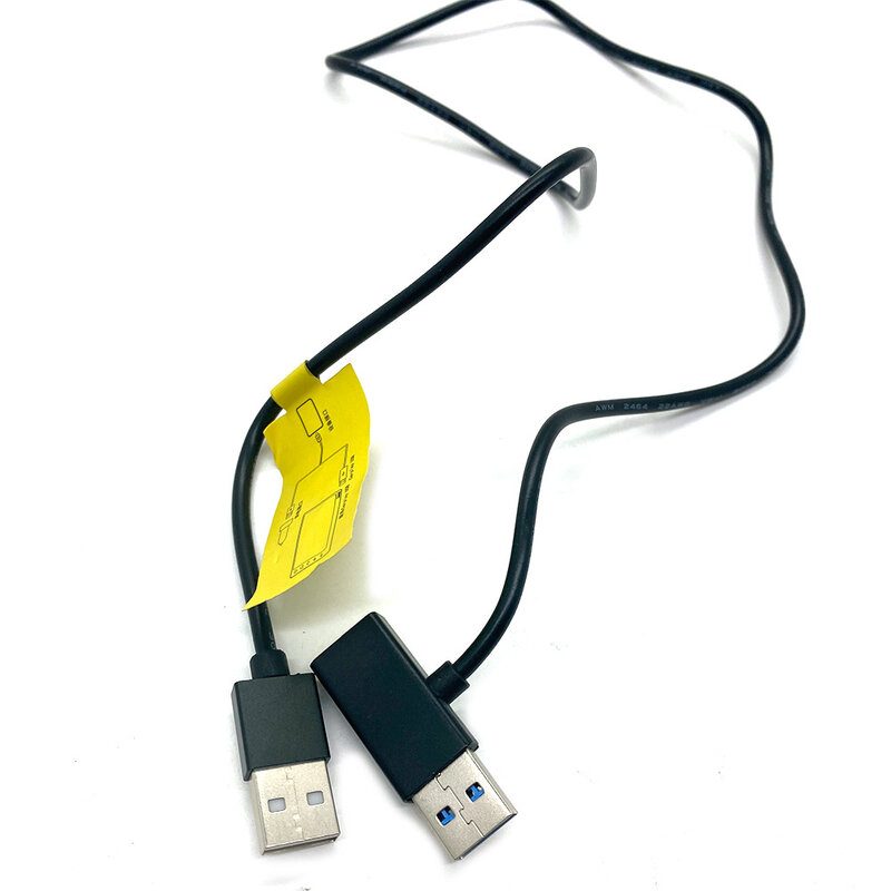 CarlinKit-Cable de fuente de alimentación USB 2 en 1 para cargador de coche, dispositivo AI Box, Android dongle TV box, etc.