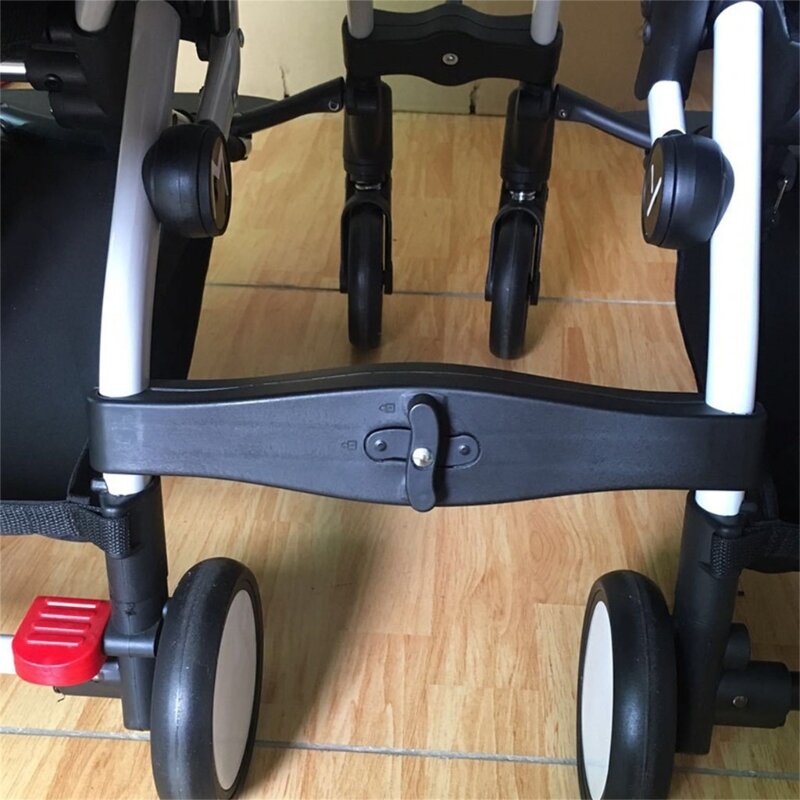 3 szt. Podwójne złącza do wózka dziecięcego Podwójne podwójne złącza do wózka dziecięcego Bezpieczny zacisk Nowy Dropship