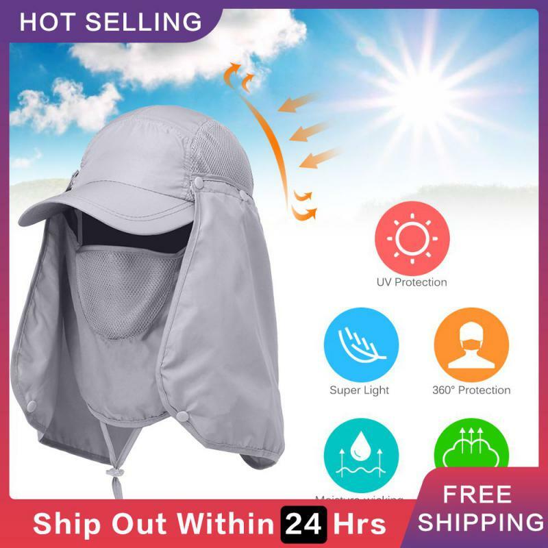 Men's Fishing Hat Comfortable High-quality Breathable Sunshade Uv Protection Sun Protection Best-selling Adjustable Durable