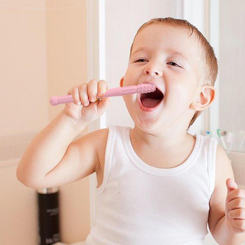 Tubos de dentición de silicona de grado alimenticio para bebé, mordedor suave y suave, mordedor calmante, juguete para bebé, juguetes para masticar