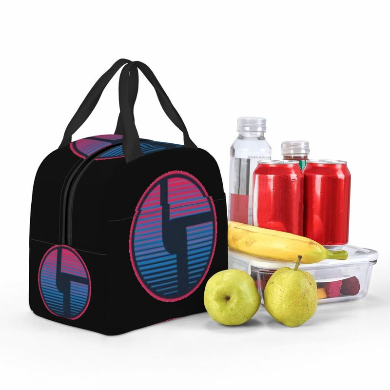 DISCO BISCUITS Lunch Bag Insulation Bento Pack Aluminum Foil Rice Bag Meal Pack Ice Pack Bento Handbag
