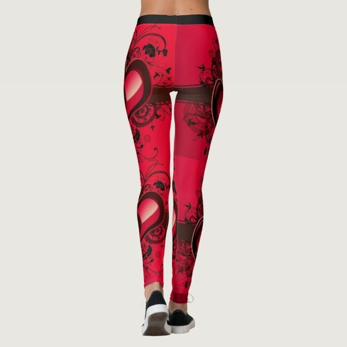 Mallas deportivas con flores para mujer, Leggings sexys de cintura alta, color rojo, con realce de rayas, Xs