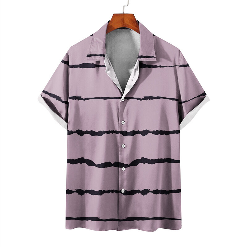 Camisa con estampado callejero para hombre y mujer, camisa informal de manga larga corta, estilo Harajuku, moda de gran tamaño, Playa hawaiana, 2023