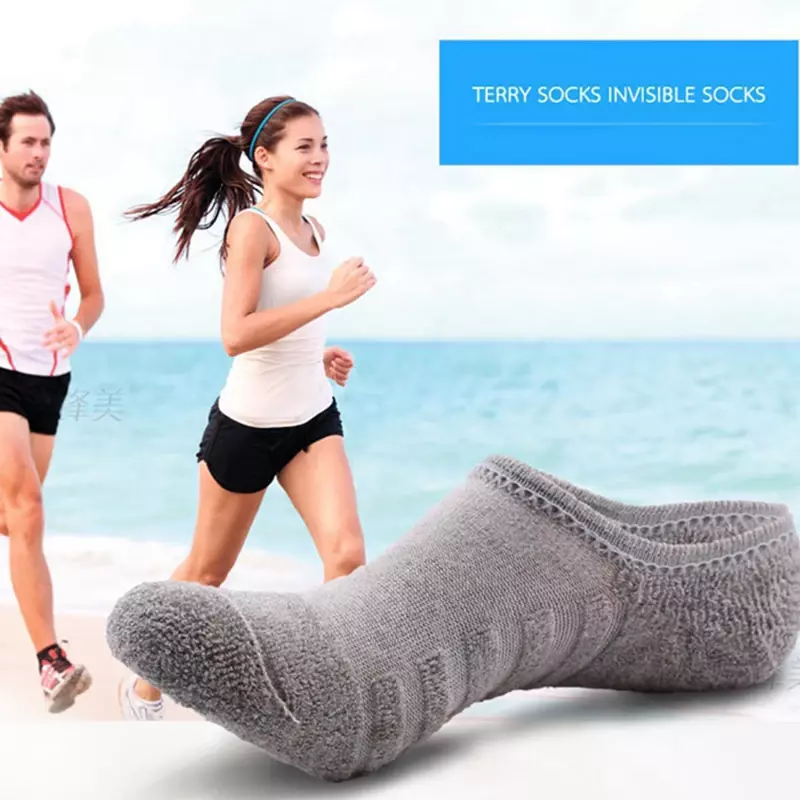 Носки до щиколотки осенние хлопковые низкие носки для быстрого фитнеса уличные носки 5 пар Носки для бега и атлетики вязаные спортивные дышащие зимние толстые