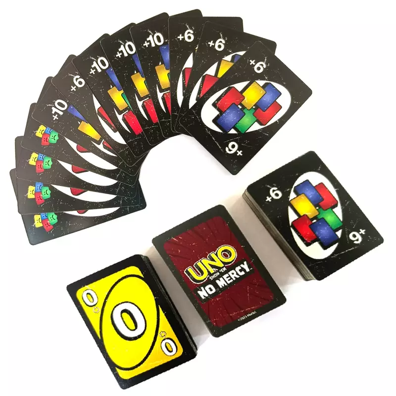 new uno no mercy card game Anime Cartoon Board Game Pattern Family Funny Entertainment uno no mercy game uno Card Game Christma