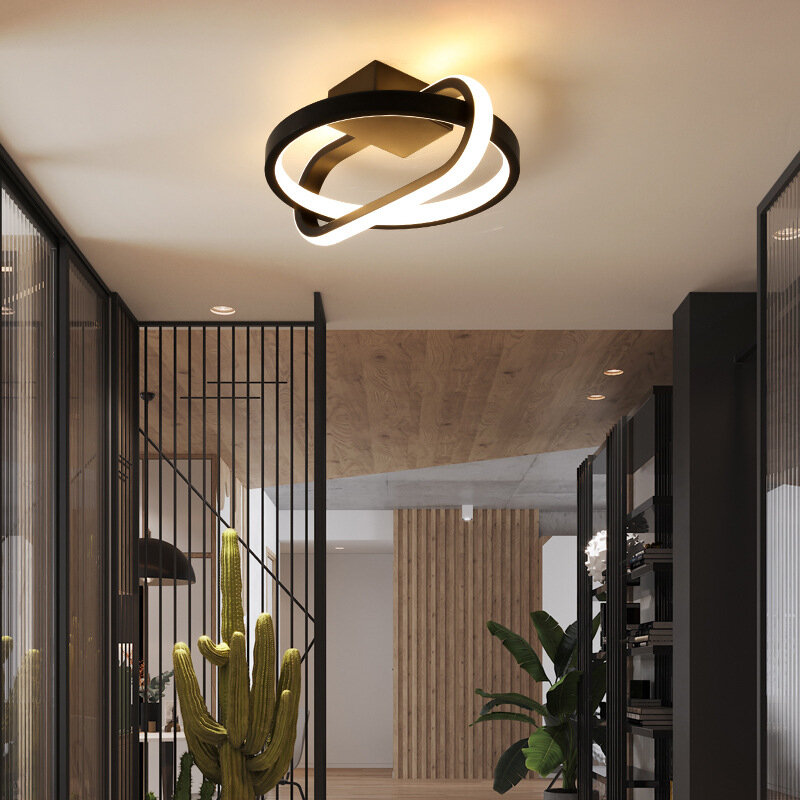 Lampu plafon lorong LED Modern, lampu balkon, lampu koridor, ruang tamu, Kamar tidur, permukaan Led, lampu rumah