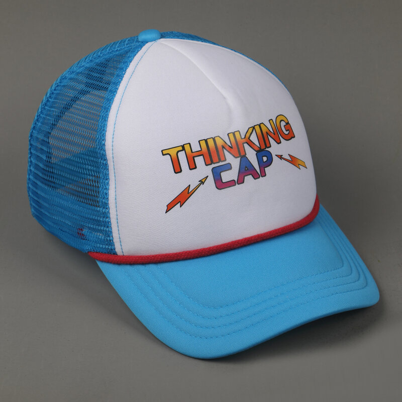 أنيمي شيء قبعة الموسم 4 داستن قبعة قبعة بيسبول الرجعية شبكة سائق شاحنة التفكير قبعة الملحقات