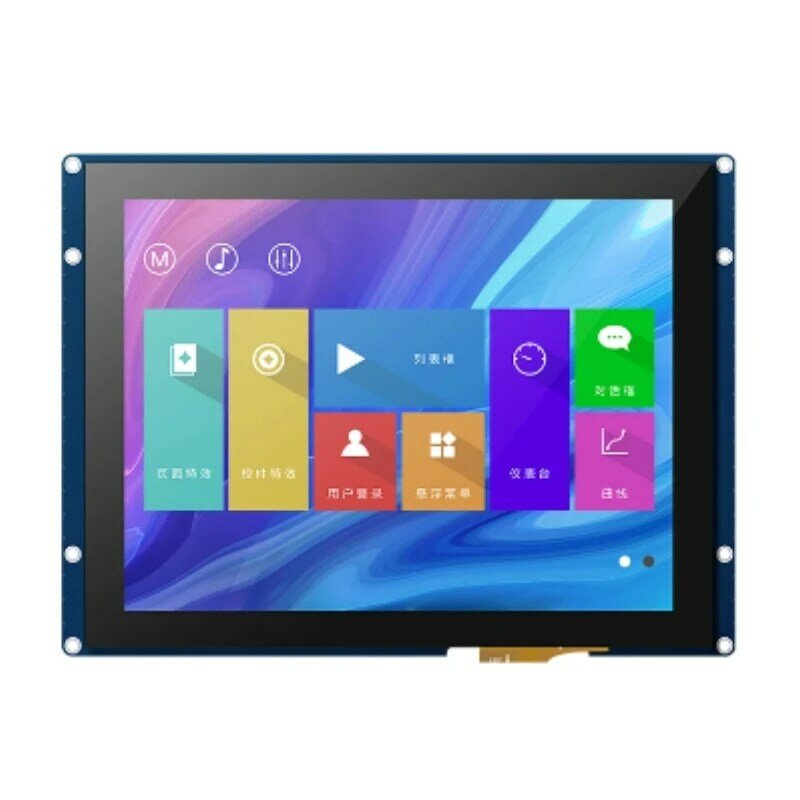 TJC8060X580_011 X5 series 8-inch serial port industrial touch screen HMI human-machine interface RTC/IO/TTL/RS232