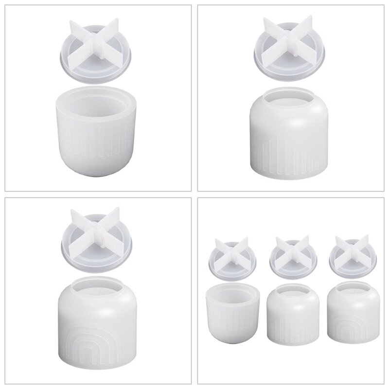 Силиконовые формы для чашек для свечей, силиконовые формы для ящиков для хранения, формы для литья из смолы, идеальный подарок