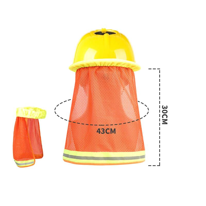 Neck Flap Hard Hat Neck Shade Lightweight Neck Shield Cover Sun Protection for Summer Construction Workers Farm Workers
