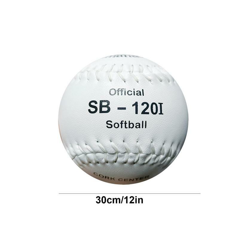 Youth Baseball Official Training Baseball Soft PVC Sewing Safety Ball Pitching Hitting Fielding Batting Practice For Children