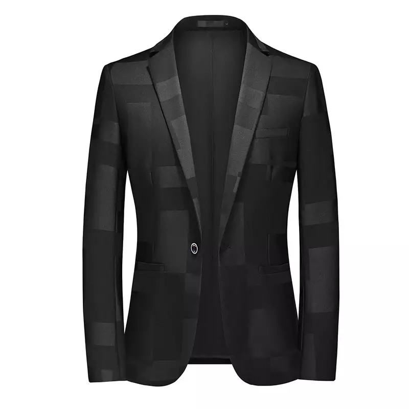 2023 moda nowy męski Casual Boutique biznes spersonalizowany nadruk Slim Fit marynarka garnitur płaszcz duży rozmiar 6XL