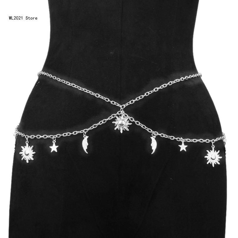 Rantai Tubuh Baju Renang Musim Panas Seksi untuk Perhiasan Pinggang Wanita untuk Dekorasi Baju Renang