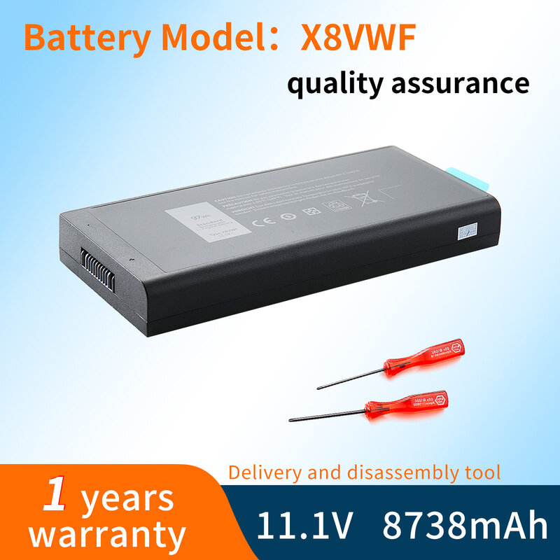 BVBH-X8VWF 5XT3V 4XKN5 bateria do portátil para DELL CJ2K1 09FN4 DKNKD Latitude 14 7404 E5404 E7404 11.1V 65Wh 97Wh