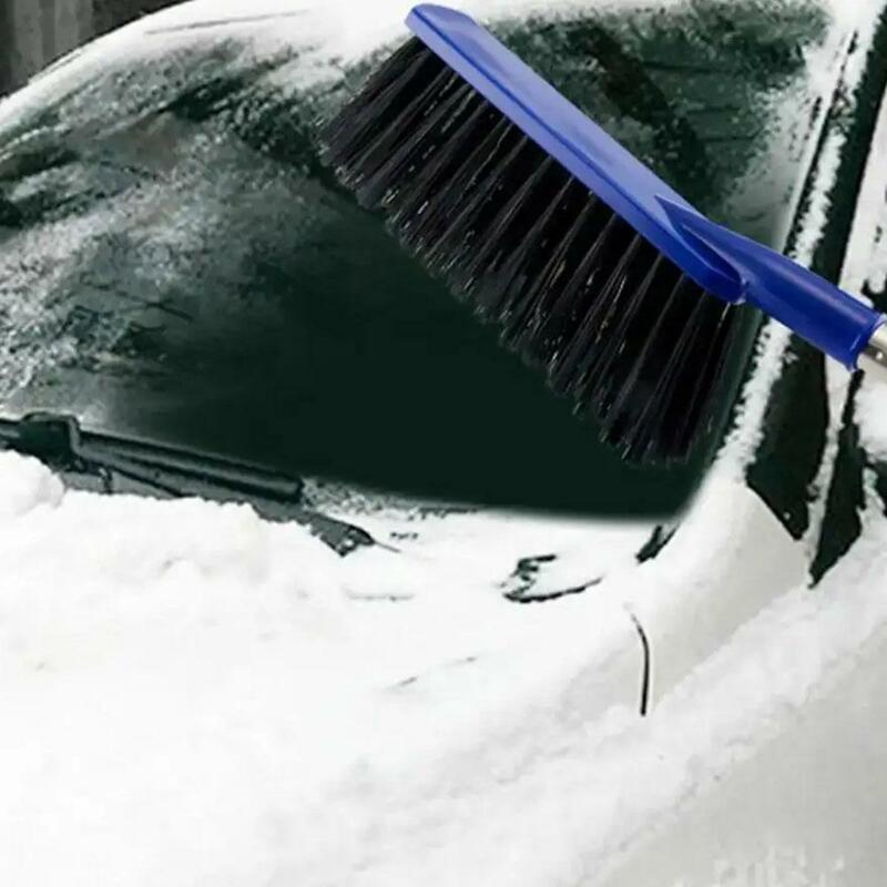 Car Windshield Snow Removal Tool, Multifuncional Ice Scrapers, Escova de limpeza, 2 em 1, Caminhão, Auto