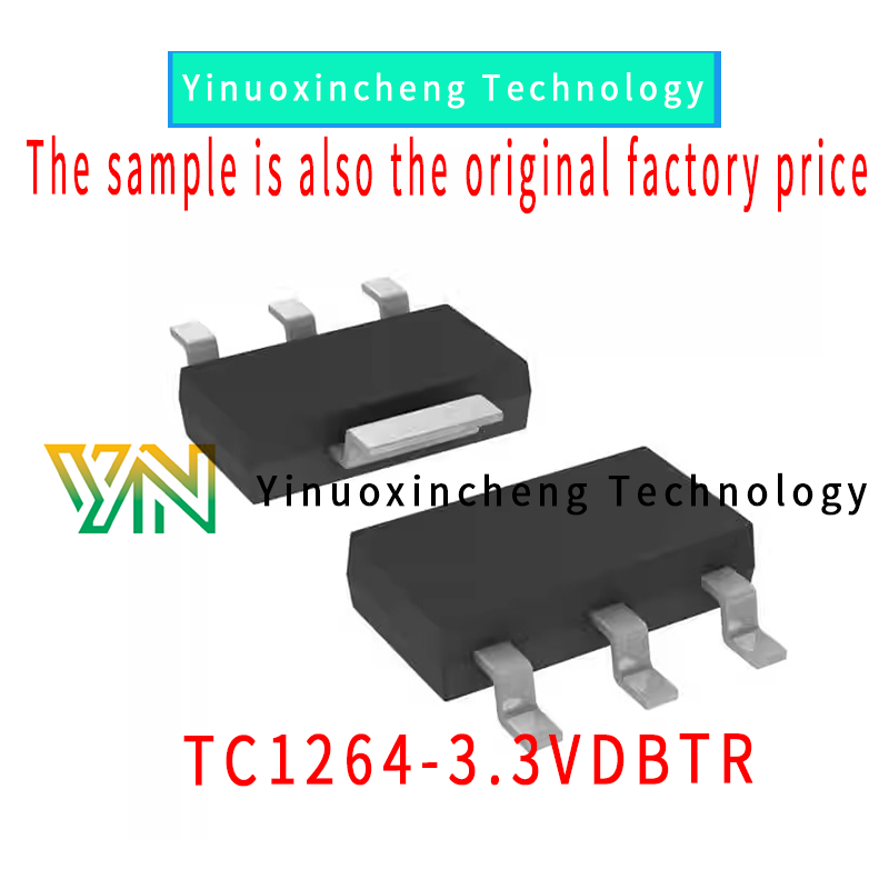 10PCS/LOT TC1264-3.3VDBTR Original genuine SOT223 LDO linear regulator IC chip