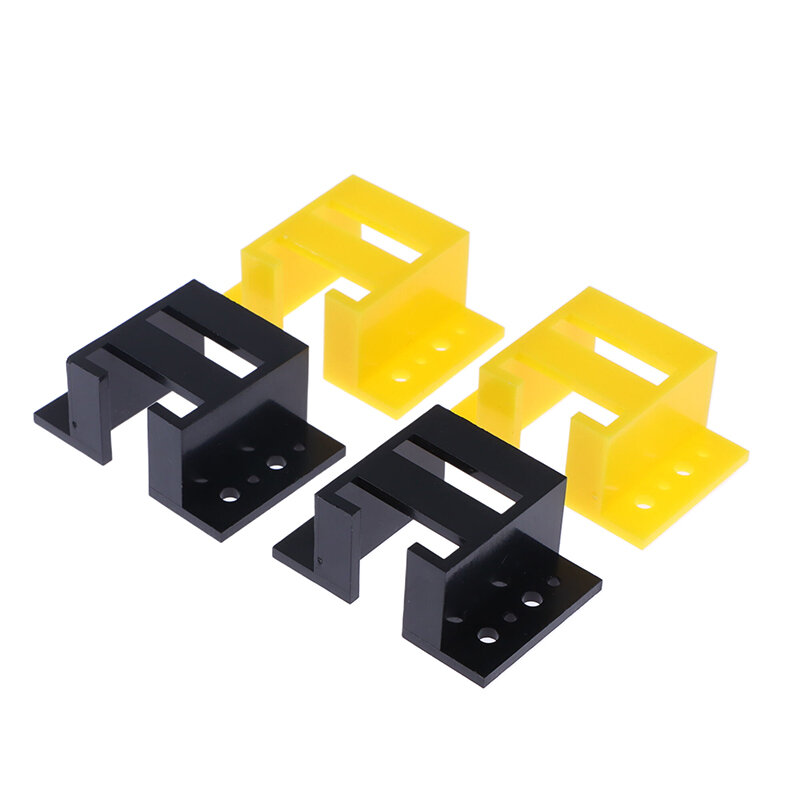 Soporte de plástico ABS para Base de Motor, accesorio de fijación para asiento, color negro y amarillo, 130, 180, 1 unidad