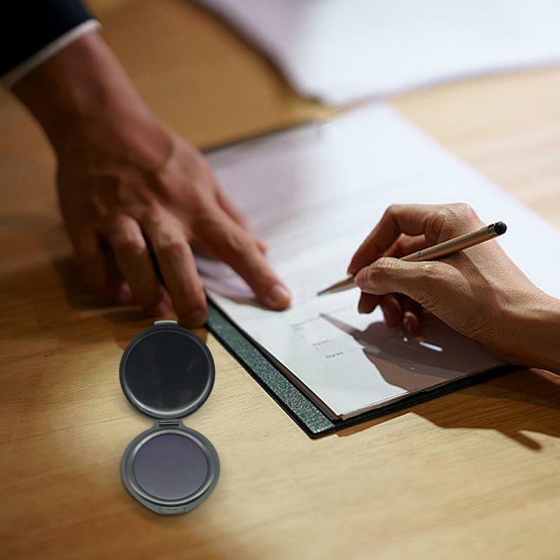 Odcisk atramentowy odcisków palców odcisk atramentowy dla materiałów notarialnych identyfikator identyfikator karty linii papilarnych odcisków palców
