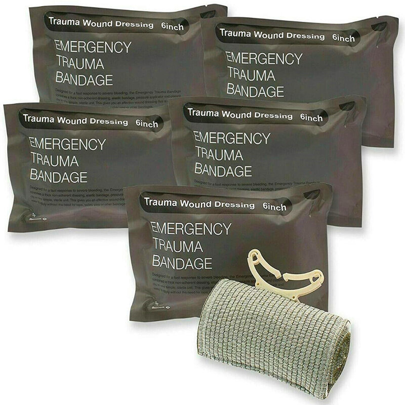 IFAK-vendaje de emergencia de rescate médico militar de Israel, vendaje para heridas, vendaje de combate de compresión, primeros auxilios táctico