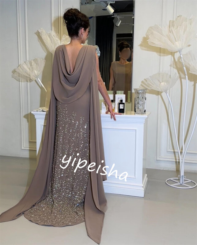 Ball Dress Evening Prom   Jersey Beading Clubbing A-line O-Neck Bespoke Occasion Gown Midi es