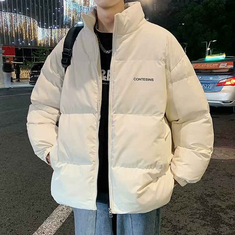 2024 Autumn and Winter Thickened Down New Men's and Women's Down Coat Couple Cotton Coat