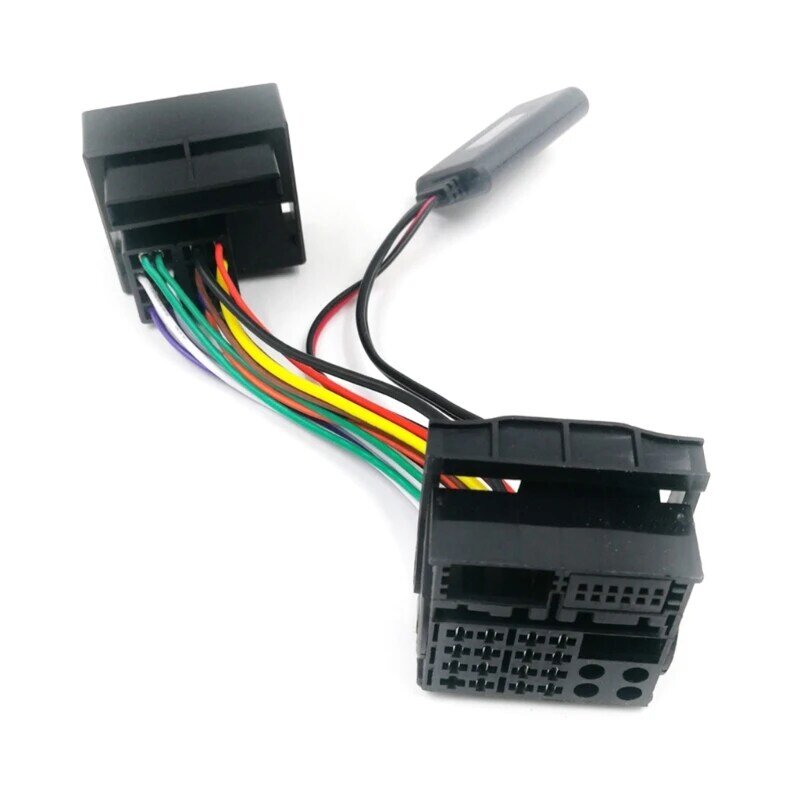 Cable inalámbrico para coche, adaptador auxiliar música, conector micrófono para E60 E61 E63 E64 E65 E66 E81 E87 E70 E90
