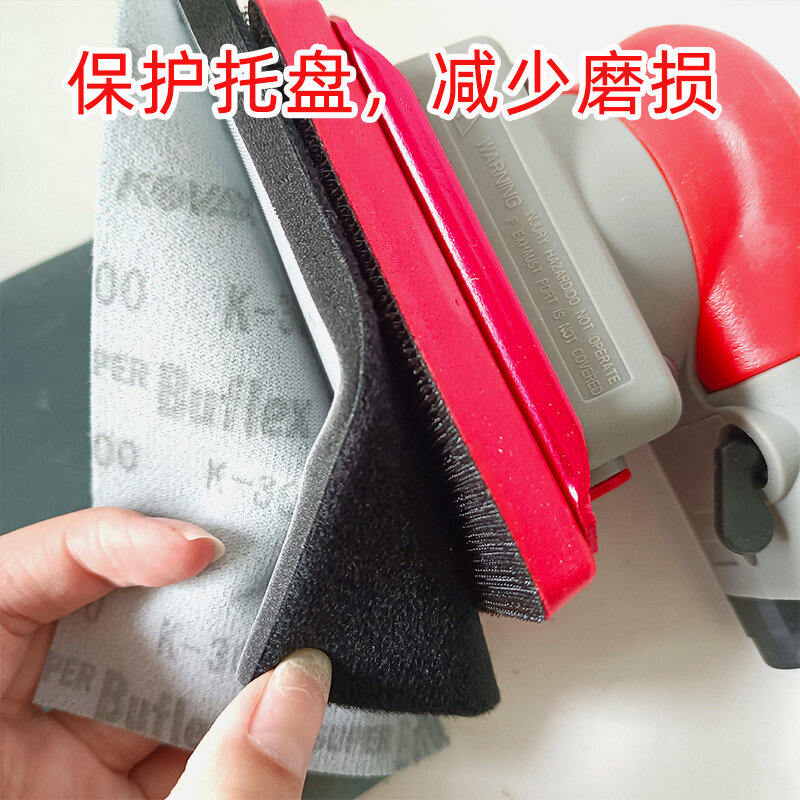 Almofada preta retangular da proteção do coxim do gancho curto material macio esponja 75/120mm japonês kovax lixa acessórios