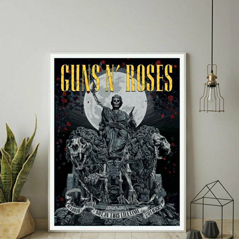 Guns N Trash Band 80s Rock AB Diamond Painting, Stitch Mosaic, 5D Art Drawing, Artificial Drill, Full Room, Home Garden, Adult, 30x40