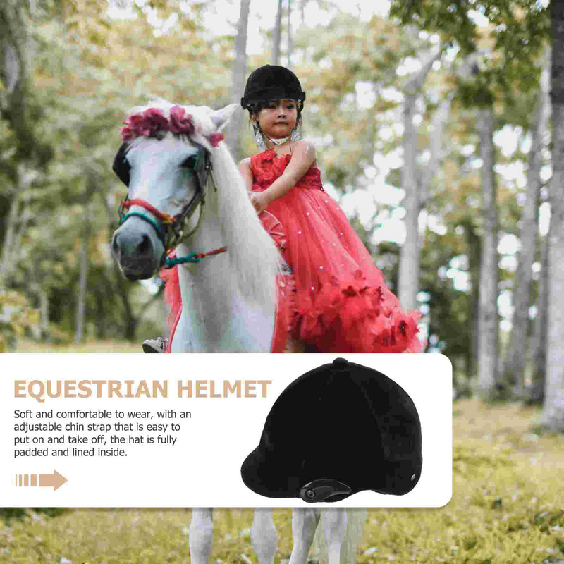 Casco da equitazione per bambini casco equestre per bambini equipaggiamento di protezione di sicurezza per casco leggero