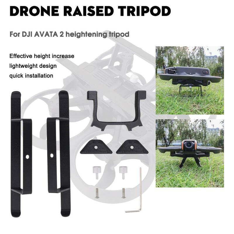 Câmera aérea Cabeça Anti-Fall Stand Cruz Máquina, Portátil Leve, UAV Weightener Tripé, elevação Acessórios para Dji AVA I5Z8