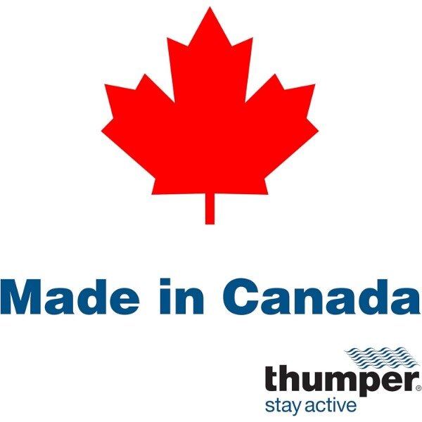 Thumper Maxi Pro pemijat perkusal-tisu dalam pemijat seluruh tubuh untuk penggunaan profesional. Pijat seluruh tubuh dalam 5 menit