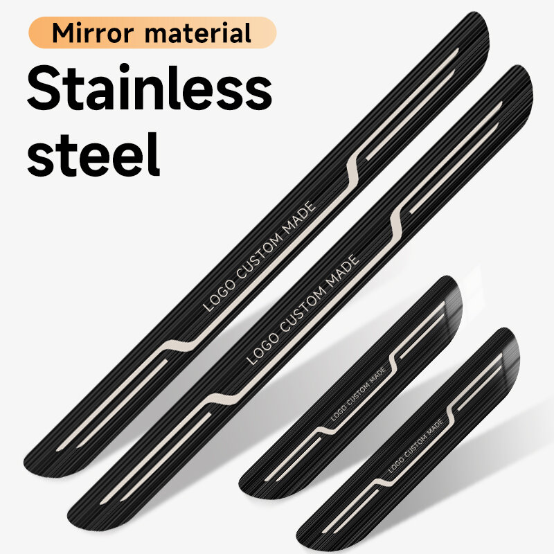 Stainless Steel For Model3/model Ya/model X/models Automotive Interior Welcome Pedal Threshold Bar