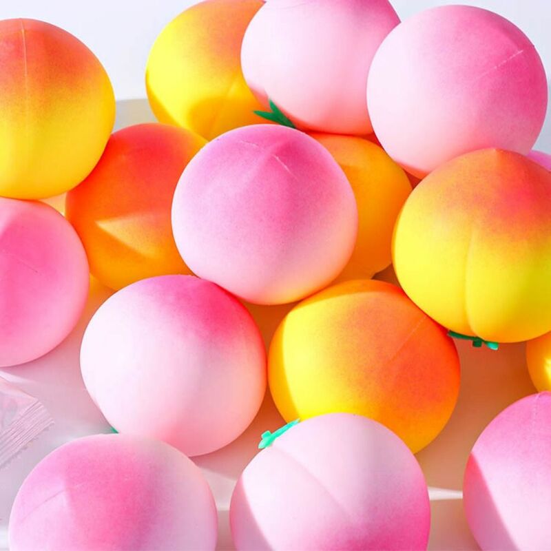 Comfortable Touch Peach Squeeze Ball Flexible Material Slow Rebound Peaches Pinch Toys Durable Funny Office Worker