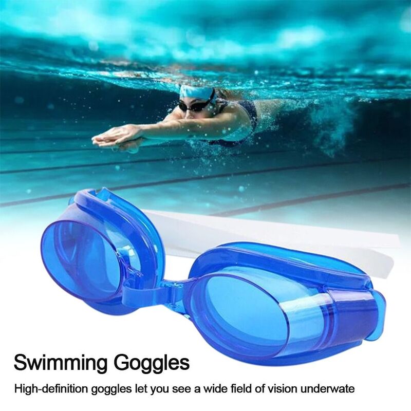 نظارات سباحة عالية الوضوح مقاومة للماء ، نظارات مضادة للضباب ، نظارات سباحة قابلة للتعديل ، مستلزمات رياضية صيفية ، 1:
