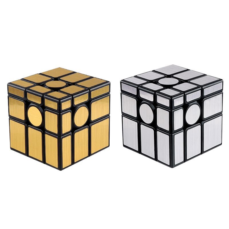 Fanxin 미러 큐브 매직 스피드 교육용 퍼즐 장난감, 어린이 생일 크리스마스 선물, 3x3x3