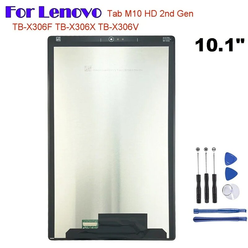 Lenovo LCDタッチスクリーン,ガラスアセンブリ,M10 HD,第2世代,TB-X306F, TB-X306X, TB-X306, 10.1インチ,aaa plus